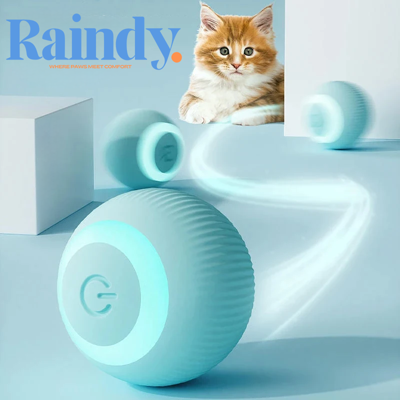 Smart Interactive Cat Toy – Electric Rolling & Rotating Ball