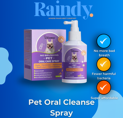 🔥Teeth Cleaning Spray – Fresh Breath & Dental Care for Dogs & Cats