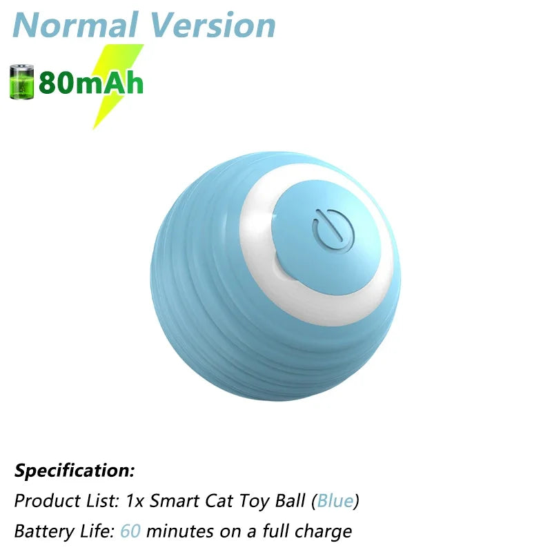 Cat Interactive Ball Electric Automatic Rolling Ball Smart Toys for Cats Smart Cat Toy Rotating Ball Cat Game Accessories